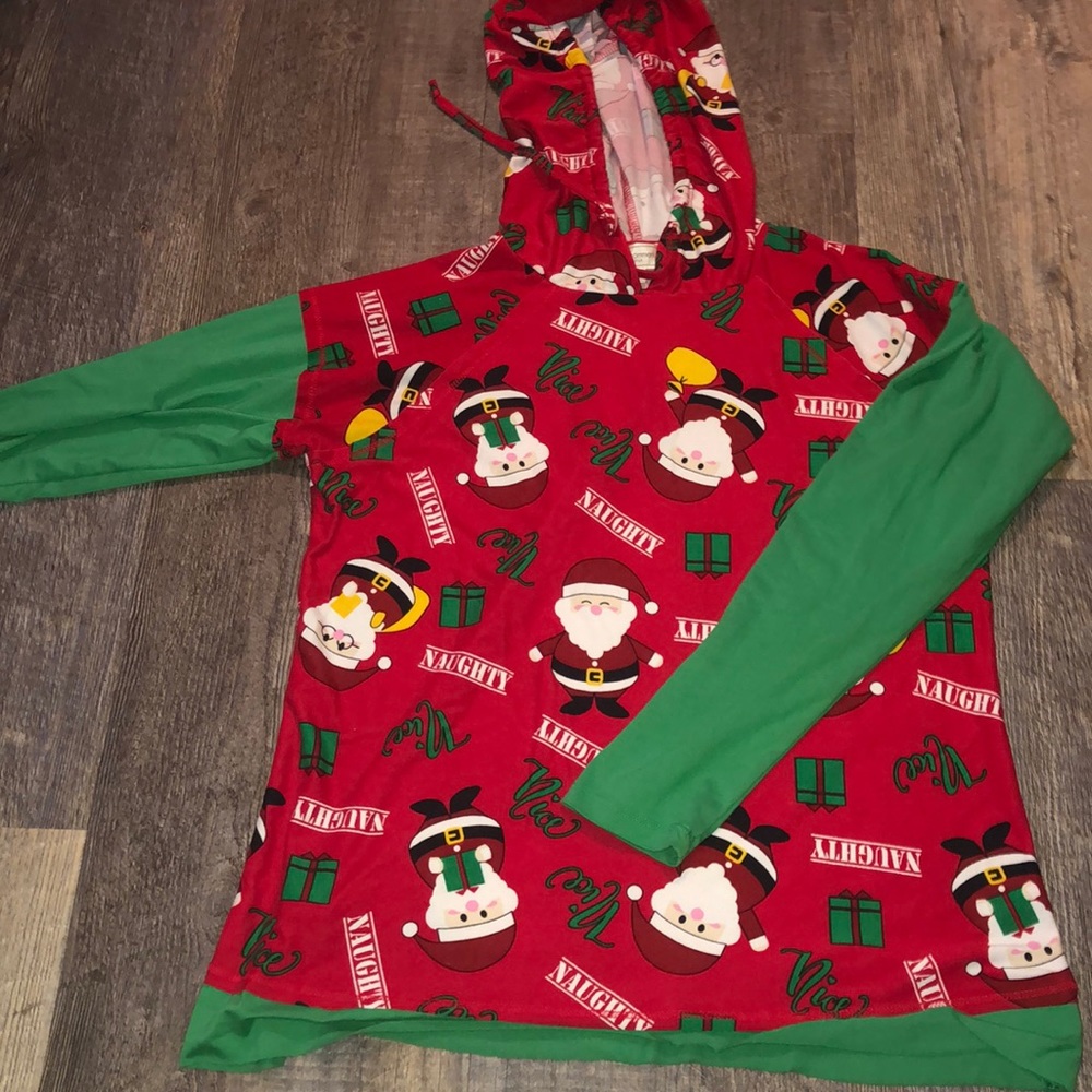 Kids Christmas Long Sleeve w/ Hood